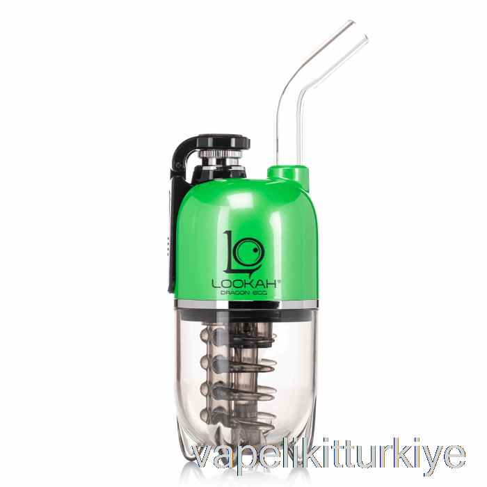 Vape Türkiye Lookah Dragon Egg E-rig Buhar Kiti Yeşil